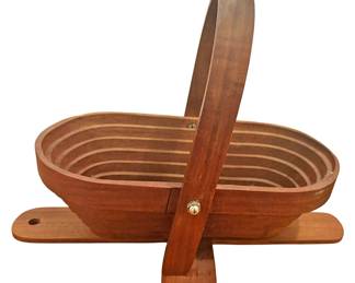 Vintage Folding Collapsible Bread Basket