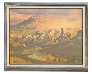 Trail Dust Good Water Donald Yena Print