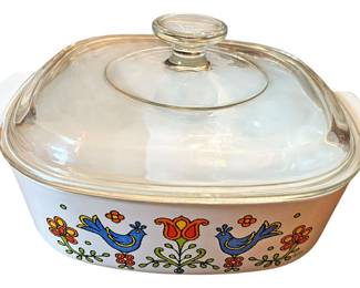 Vintage Corningware Dish WLid