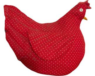 Quilted Red Hen