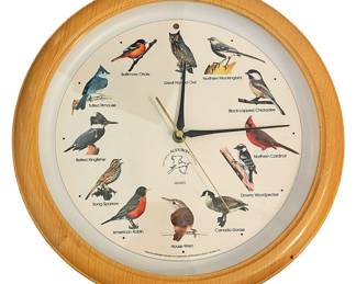 National Audobon Society Wall Clock
