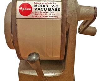 Vintage Apsco Model V8 Pencil Sharpener