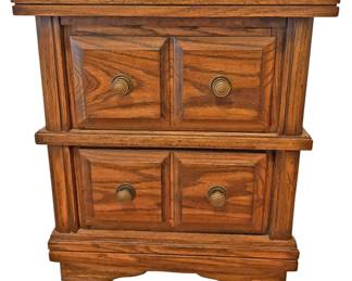 Wood Nightstand