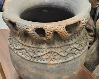 African terra cotta vessel.