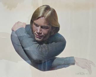Wade Reynolds 22" x 30" a relic on paper.