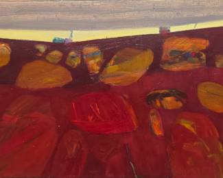 40" x 50" Magnus Engstrom abstract oil paintimg.