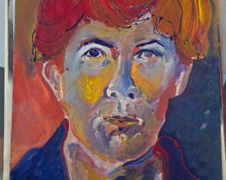Acrylic on paper 24 x 18 portrait.