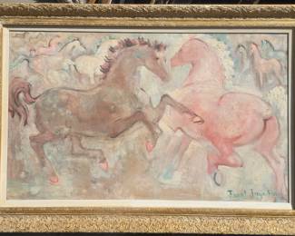 Pearl Faye Rall. Oil on canvas.
