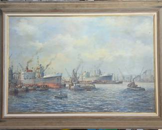 Peter Van Schaik oil on canvas.
