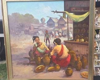 Phillipino oil on canvas.
