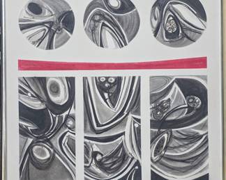 Roy Ekstrom 1973 oil on canvas.