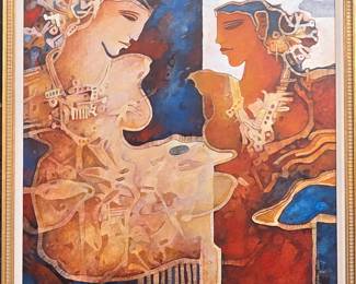 Swapan Palley oil on canvas.