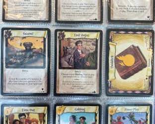 (9) Harry Potter Cards — ft. Dog Biscuits 2002 Wizards
