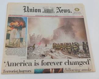 (2) September 12th 2001 Newspapers
