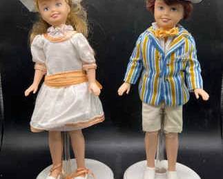 1991 Barbie Mary Poppins Jane & Michael Dolls
