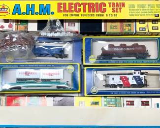 Vintage AHM Electric Train Set with Manual
