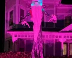 Halloween 13 Ft Giant-Sized Animated LED Jack Skellington Skeleton & Zero *MODIFIED
