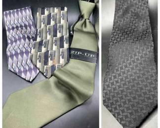 (4) 100% Silk Ties
