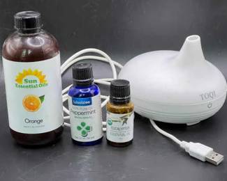 TOQI Ultrasonic Aroma Diffuser & Essential Oils
