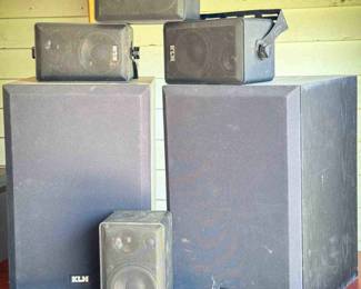 (6) KLH Speakers
