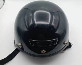 DOT Black Motorcycle Helmet — Size S
