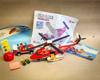 LEGO Fire Helicopter & Truck Sets *MAY NOT BE COMPLETE
