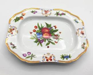 I. Godinger & Co. Floral Porcelain Platter
