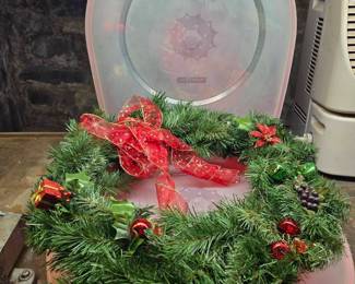 (2) Christmas Wreaths

