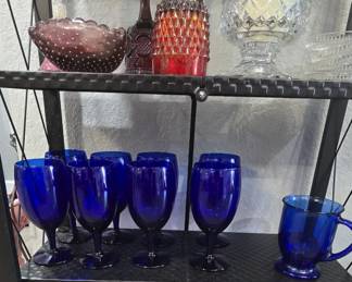 Cobalt Glasses - Amythest Glass