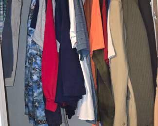 Men's Clothes - We have lots , they are everywhere