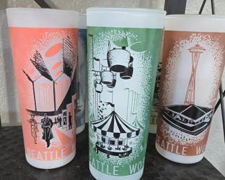 Vintage Seattle World Fair Glasses
