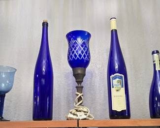 Cobalt Decanters
