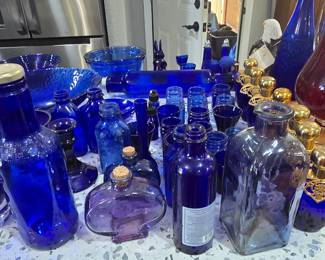 Colbalt Bottles
