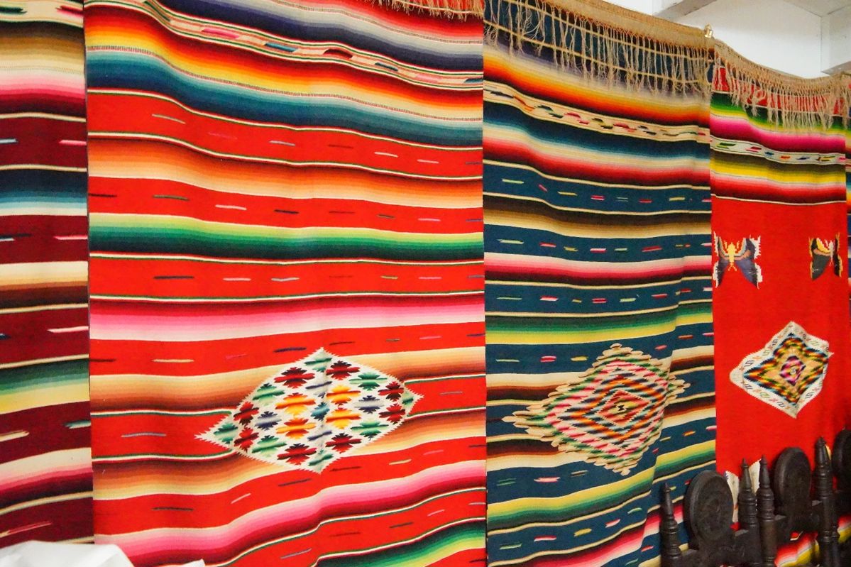 Vintage Mexican Saltillo rugs