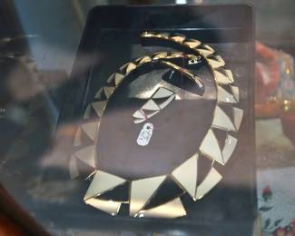 Vintage Mexico Sterling inlaid Jewelry