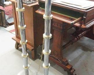 Mid-Century Chrome Floor lamps