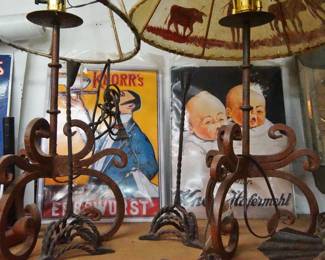 Wrought Iron Lamps