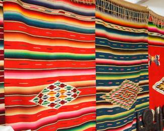 Vintage Mexican Saltillo rugs