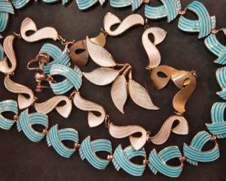 Vintage Mexico & Danish Modern Enameled Jewelry