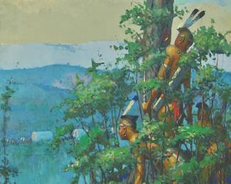 Vintage Native Painting