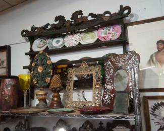 Inlaid mirror, Spanish Colonial Collectibles