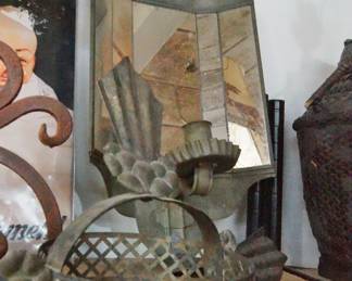 Mexican tin mirror