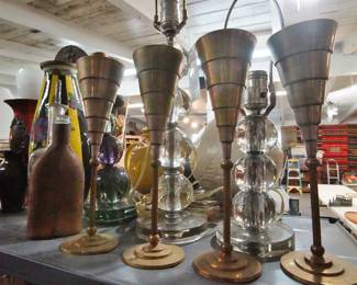 Art Modern Copper Stemware