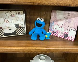 Plush Sesame Street Cookie Monster