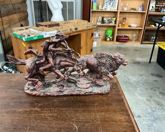 Jim Ponter Sculpture "Encounter at Teton River"