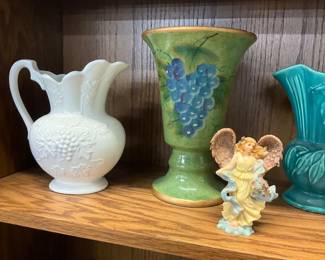 White Milk Glass Pitcher