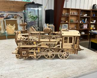 3D Wooden Puzzle Kit Locomotive