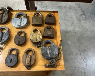 Assorted Vintage Padlocks
