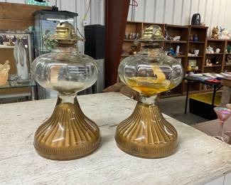 Glass Oil Lamps