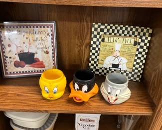 WB Looney Tunes 3D Character Mugs - Tweey Daffy & Bugs